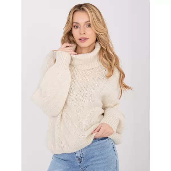  Dámský svetr FACTORY PRICE IN-SW-3176.26 LIGHT BEIGE 