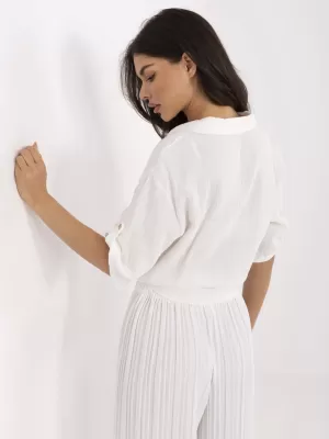 Dámská košile ITALY MODA DHJ-KS-8595-1.66 ECRU
