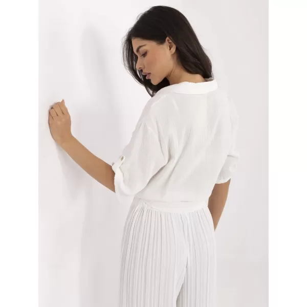  Dámská košile ITALY MODA DHJ-KS-8595-1.66 ECRU 
