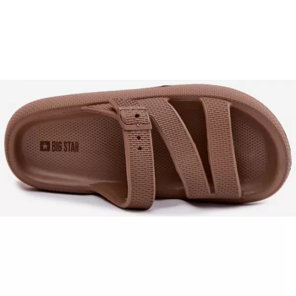  Dámské pantofle BIG STAR SHOES 42155-19 BROWN/BEIGE 