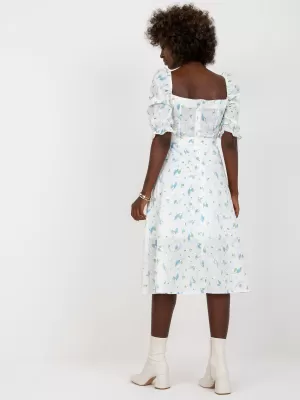 Dámské šaty LAKERTA LK-SK-508964.29P WHITE-BLUE