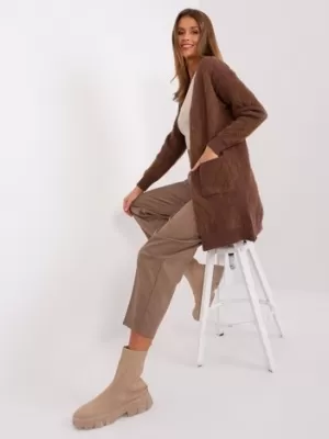 Dámský svetr WOOL FASHION ITALIA AT-SW-234501.00P BROWN