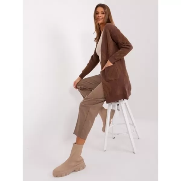  Dámský svetr WOOL FASHION ITALIA AT-SW-234501.00P BROWN 
