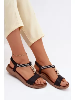 Dámské sandály S.BARSKI KV61-6051 BLACK