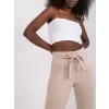 Dámské tepláky RUE PARIS RV-DR-7459.01X BEIGE
