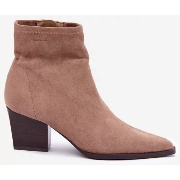  Dámské kotníkové boty BOTO D-209 BROWN 