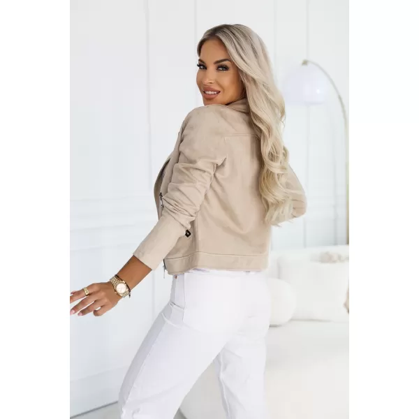  Dámská bunda NUMOCO 481-6 KAŠMÍROVÁ BÉŽOVÁ 