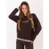 Dámská halenka RELEVANCE RV-BZ-A907.08P DARK BROWN