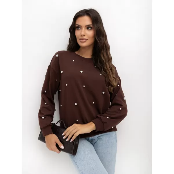  Dámská mikina ITALY MODA IR-BL-R2697.04P BROWN 