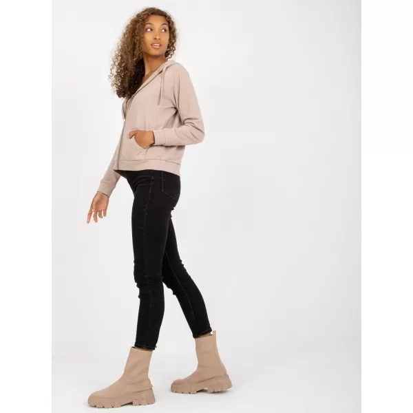  Dámská mikina BASIC FEEL GOOD B-002.65 DARK BEIGE 