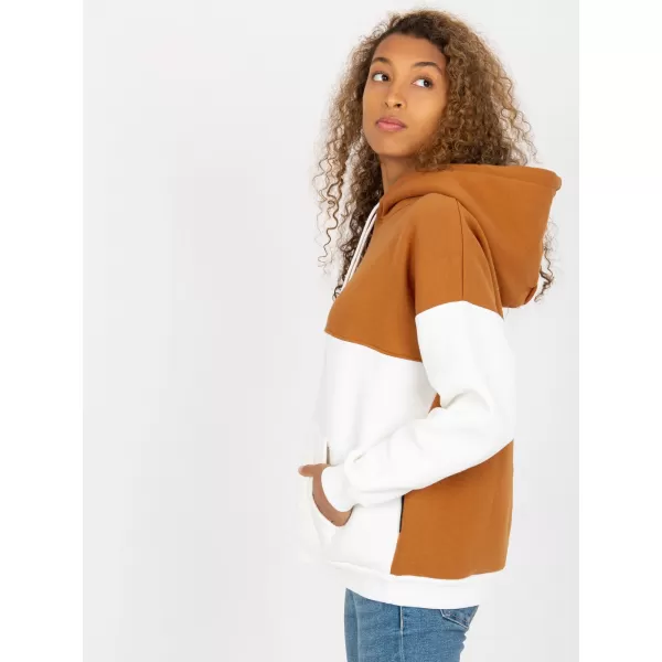  Dámská mikina RUE PARIS AP-BL-AP-3001.98P LIGHT BROWN 