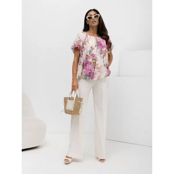  Dámská halenka ITALY MODA MI-BZ-32917.81 PINK 