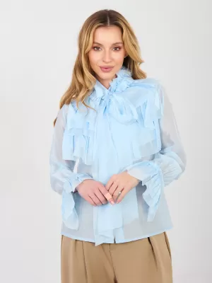 Dámská košile FACTORY PRICE IT-KS-28882.03 LIGHT BLUE