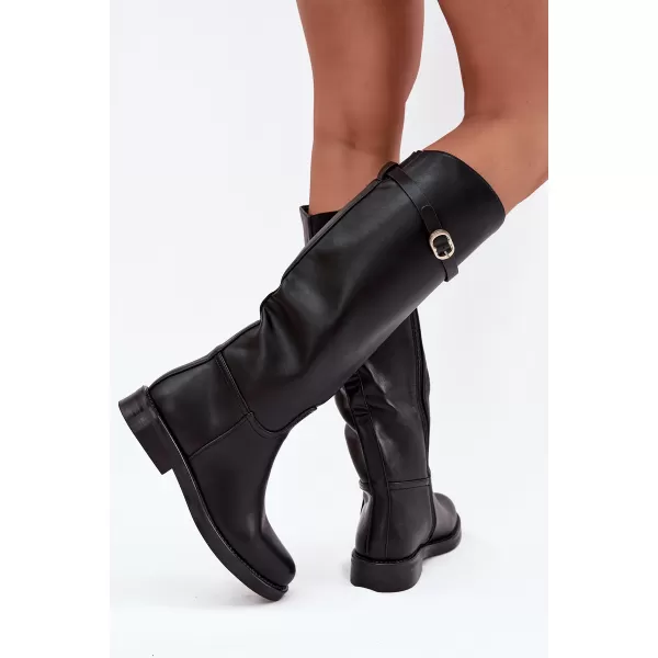  Dámské kozačky BOTO CLS-537 BLACK 