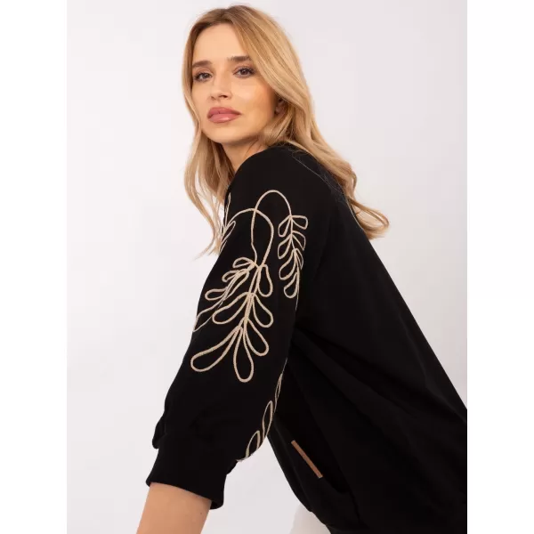  Dámská mikina RUE PARIS RV-BL-A367-1.18P BLACK 