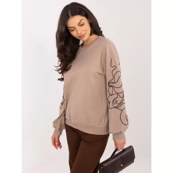  Dámská halenka RELEVANCE RV-BZ-A176.56 DARK BEIGE 