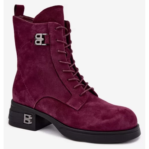  Dámské kotníkové boty VINCEZA 67044 BURGUNDY 