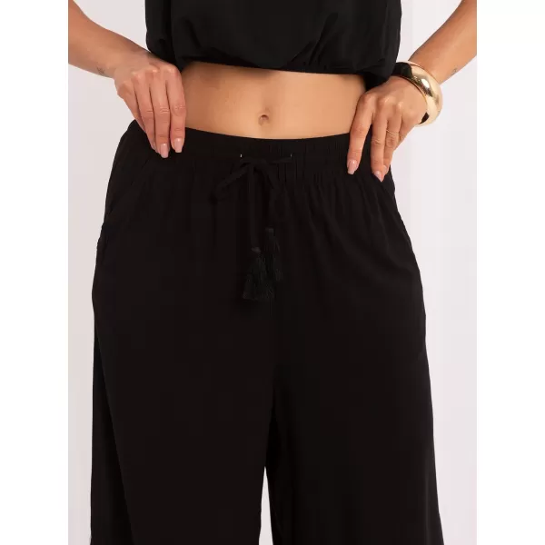  Dámské kalhoty SUBLEVEL D73761AG62237L BLACK 