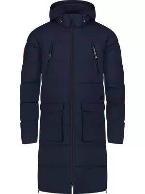 Pánský nepromokavý zimní kabát NORDBLANC SERAC WJM8380 MODRÁ
