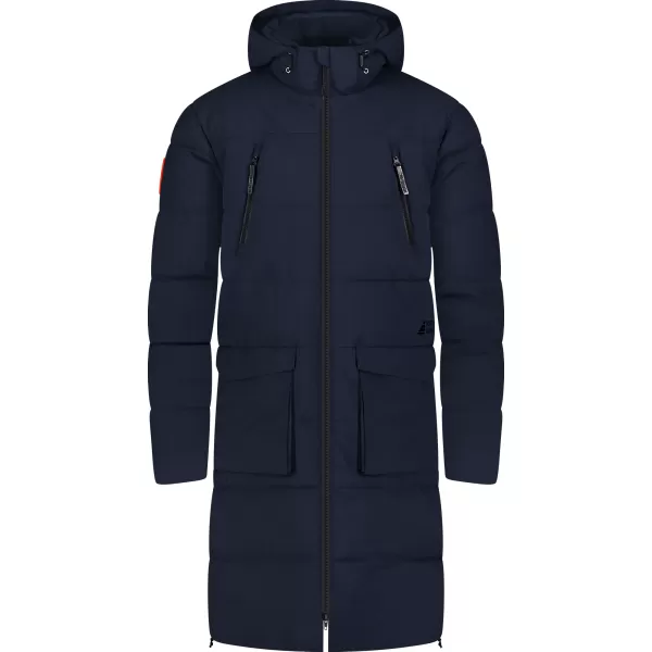  Pánský nepromokavý zimní kabát NORDBLANC SERAC WJM8380 MODRÁ 