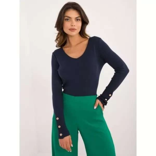  Dámský svetr WOOL FASHION ITALIA AT-SW-2334.49 NAVY 