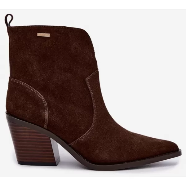  Dámské kozačky BIG STAR SHOES SS274473 HNĚDÁ 