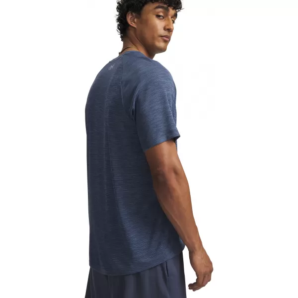  Pánské triko UNDER ARMOUR TECH TEXTURED SS 1382796-045 ŠEDÁ 