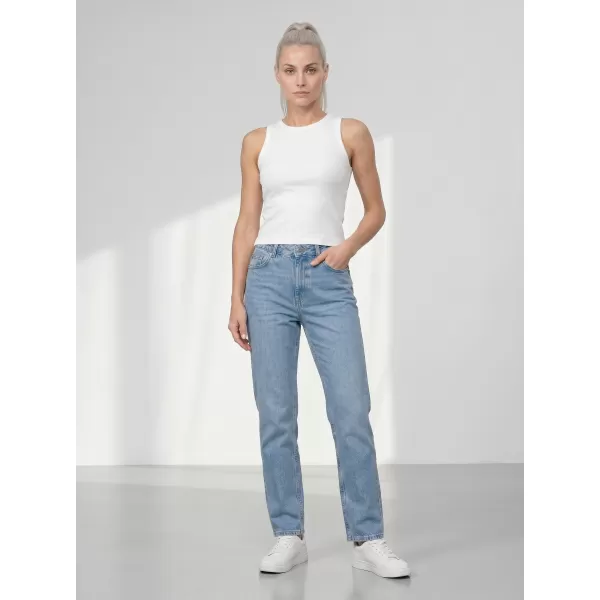  Dámské tílko 4F 4FWMM00TSLEF299 WHITE 