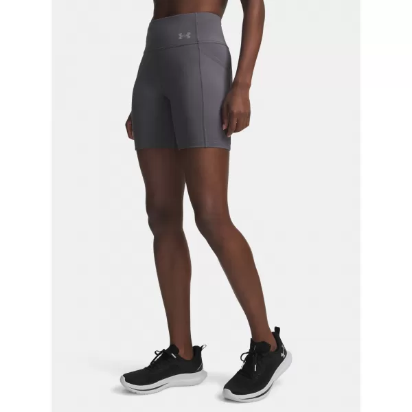 Dámské kraťasy UNDER ARMOUR UA VELOCITI 6IN FITTED SHORT 6009498-025 ŠEDÁ 