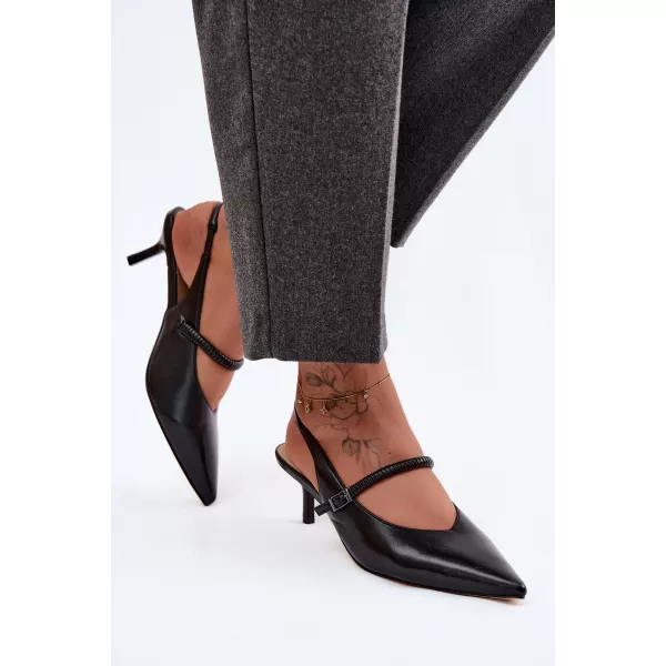  Dámské sandály D&A CR61-3046 BLACK 