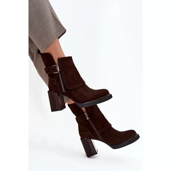  Dámské kozačky VINCEZA 91152 CHOCOLATE 
