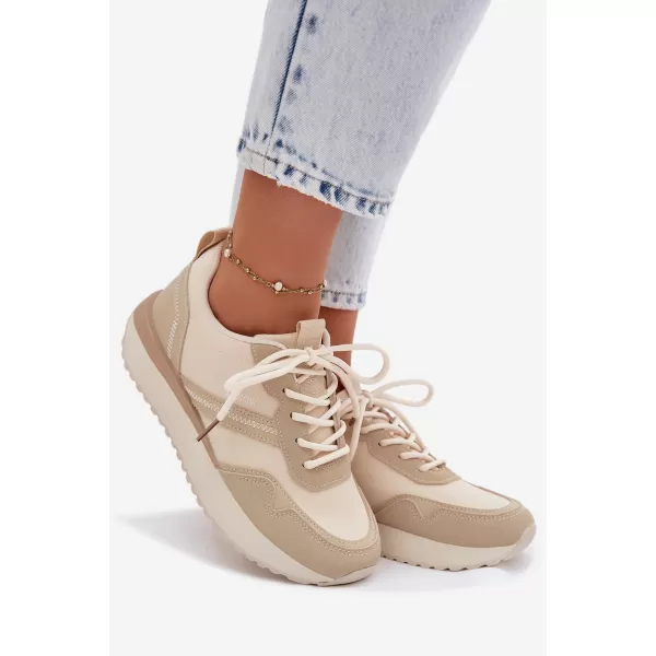 Dámské tenisky BIG STAR SHOES TT274278 BEIGE 