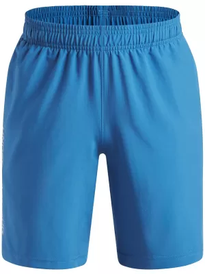 Chlapecké kraťasy UNDER ARMOUR UA TECH WOVEN WORDMARK SHORT 1383341-430 MODRÁ