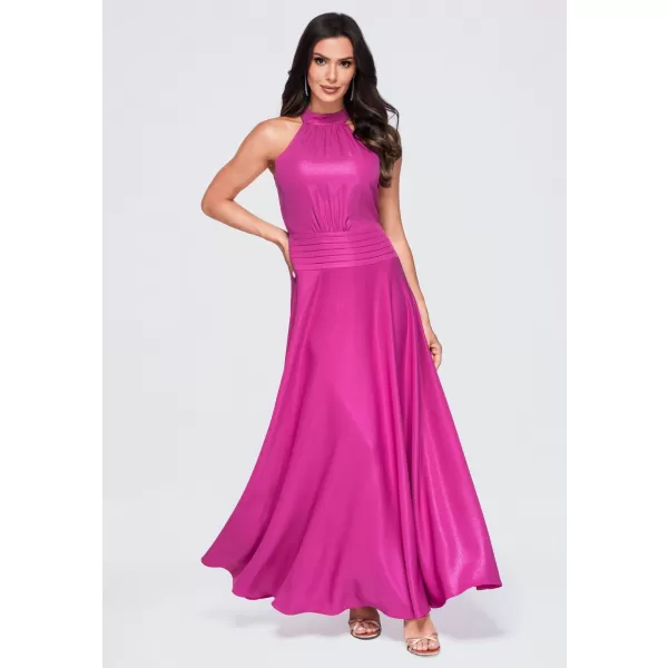  Dámské šaty LARICA LA-OM-DLR411 FUCHSIA 