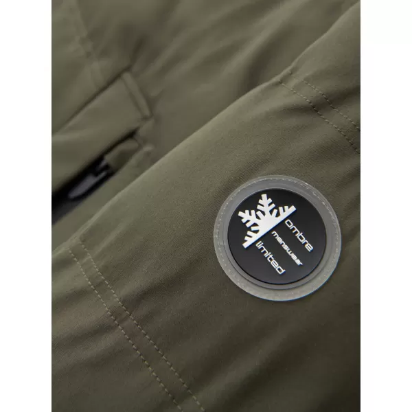  Pánská parka OMBRE OM-JALJ-0310 DARK OLIVE 