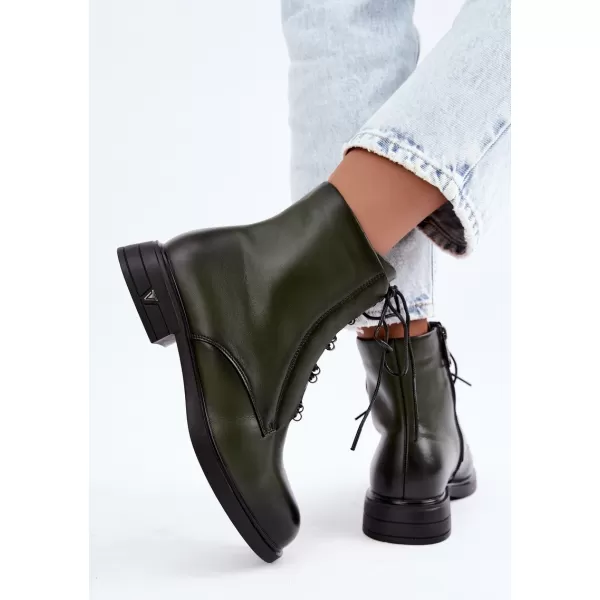  Dámské kotníkové boty VINCEZA 133113 DARK GREEN 