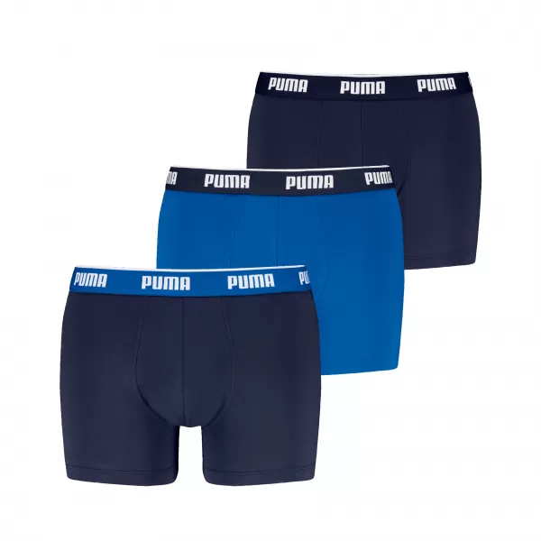  Pánské boxerky PUMA MEN BOXERS 3P 94713006 BLUE COMBO 