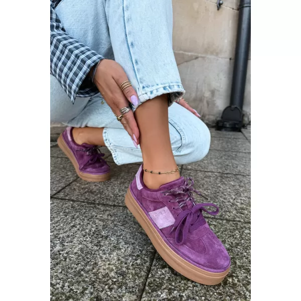  Dámské tenisky BIG STAR SHOES UU274772 PURPLE SHADOWS 