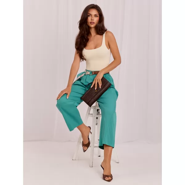  Dámské kalhoty ITALY MODA IT-SP-FL9967SPL.75 TURQUOISE 