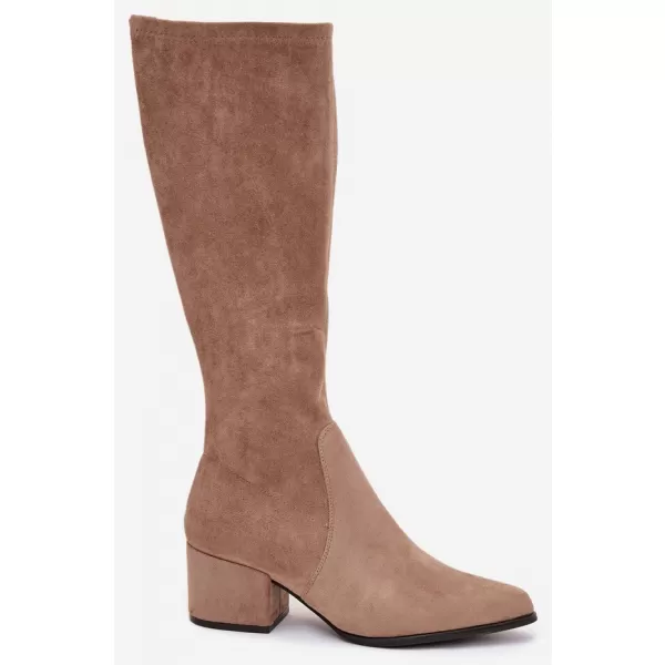  Dámské kozačky SERGIO LEONE KZ212 BEIGE 