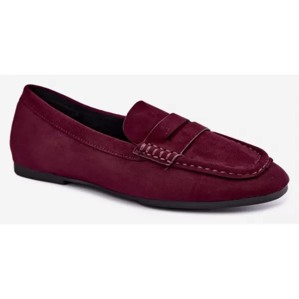  Dámské mokasíny BOTO D-307 BURGUNDY 