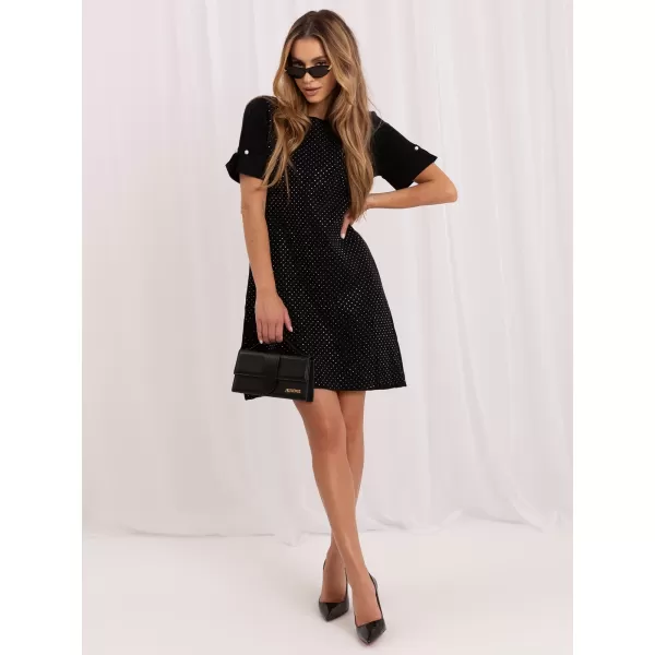  Dámské šaty ITALY MODA IR-SK-QF1776.76 BLACK 
