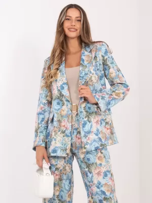 Dámské sako RUE PARIS IT-MA-FL8932.60 LIGHT BLUE