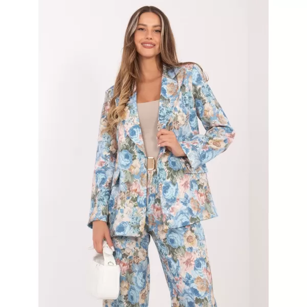  Dámská bunda RUE PARIS IT-MA-FL8932.60 LIGHT BLUE 