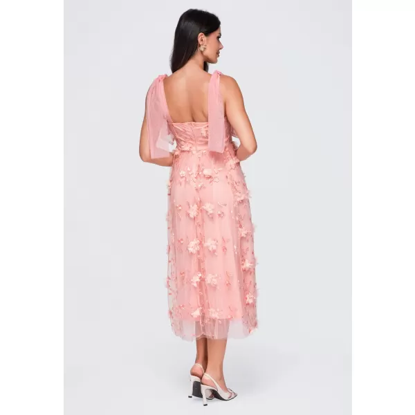  Dámské šaty LARICA LA-OM-DLR427 PINK 