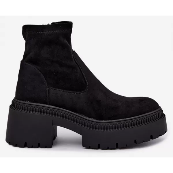  Dámské kotníkové boty BOTO 9670A-1 BLACK 