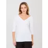 Dámské triko RUE PARIS RV-BZ-A1189.24 WHITE