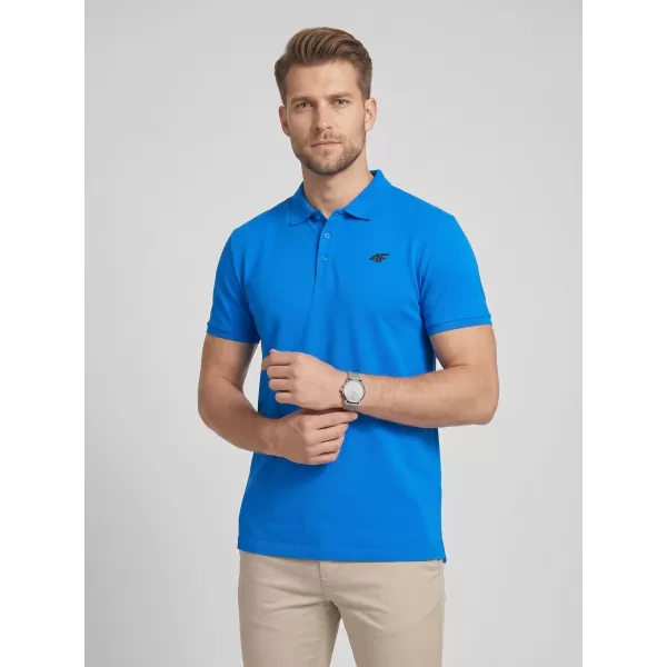  Pánské triko s límečkem 4F 4FWMM00TPTSM0770 BLUE 