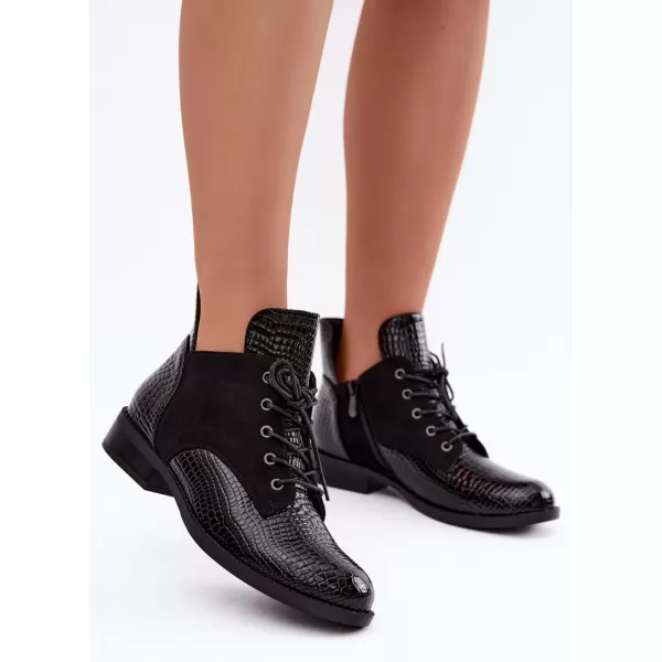  Dámské kotníkové boty VINCEZA 16524 BLACK 