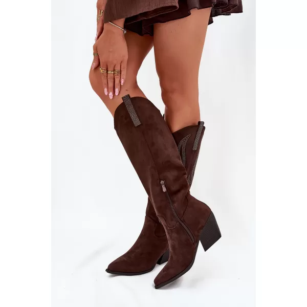  Dámské boty BOTO LQ-129 BROWN 